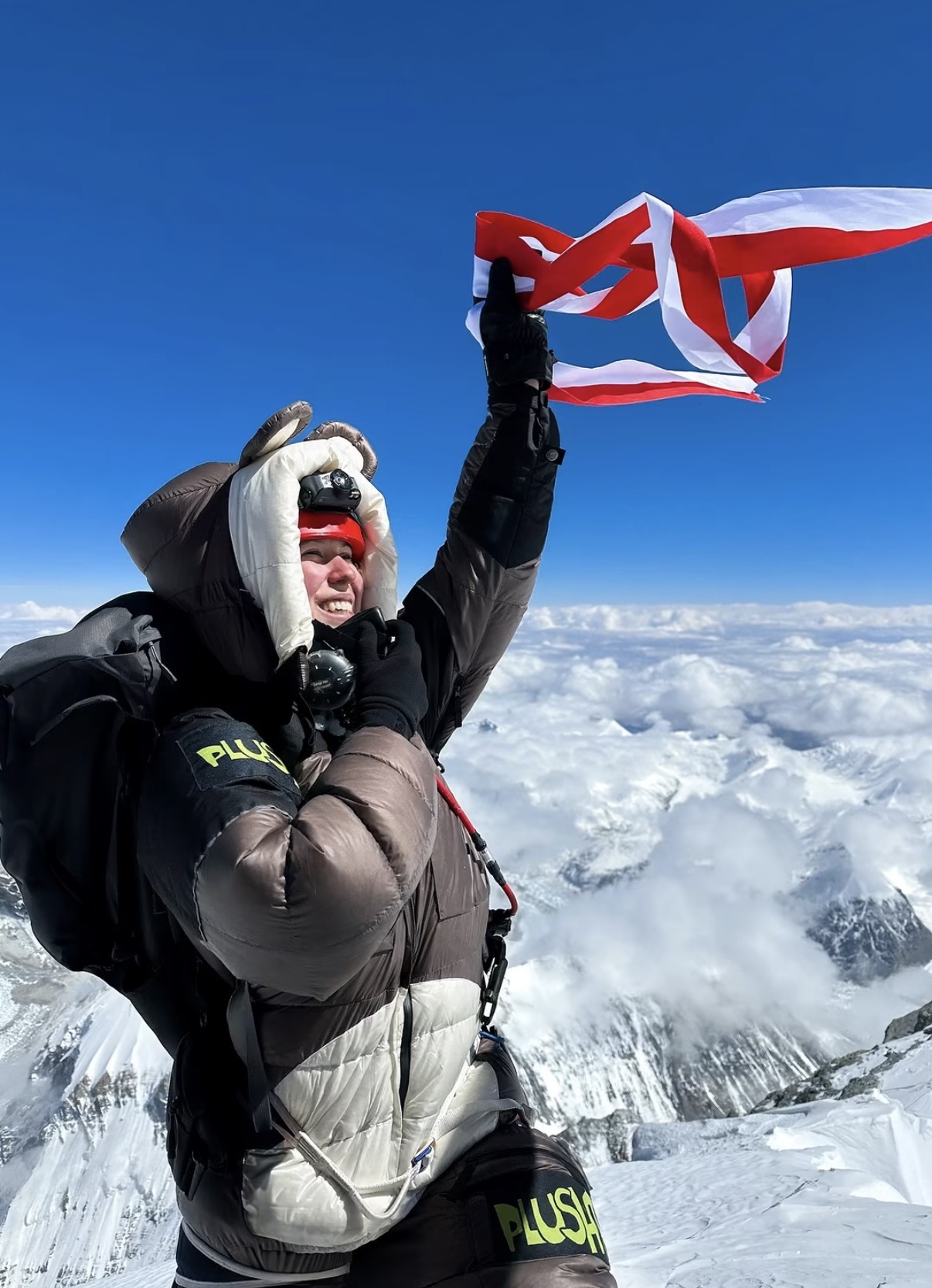 Zoja Skubis na Mount Everest
